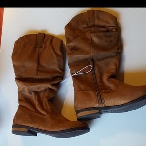 Scrunch tall fashion boot